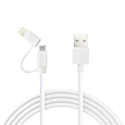 2 in 1 micro USB cable