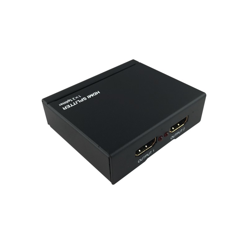 1:2HDMI分配器 4K、3D対応 1入力2出力HDMI分配器【THDSP12X2-4K】