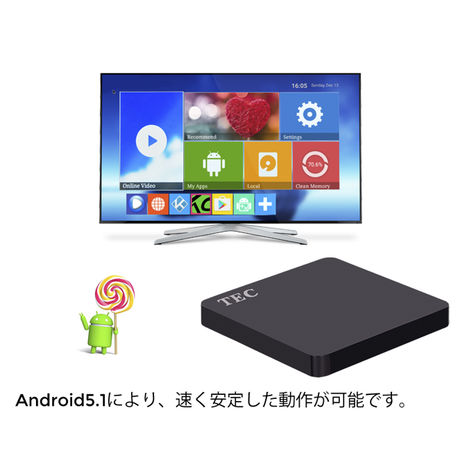 Android搭載 4K対応 メディアプレーヤー【TMP905-4K】